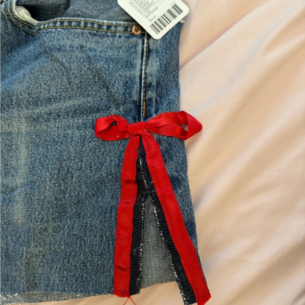 Levi’s redone denim shorts